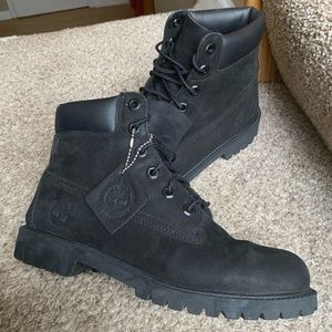 Black Waterproof Timberlands